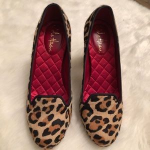 Cole Haan Leopard heels size 7